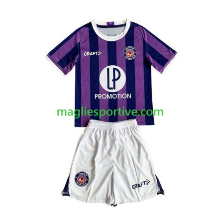 Completo Calcio Toulouse Bambino Divisa Trasferta 2023-2024